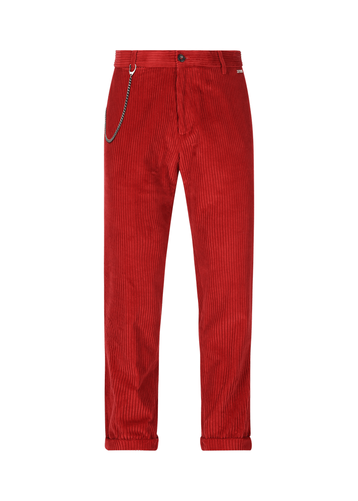Luis Trenker Pantaloni chino in velluto a coste Lubruneu Nuova
