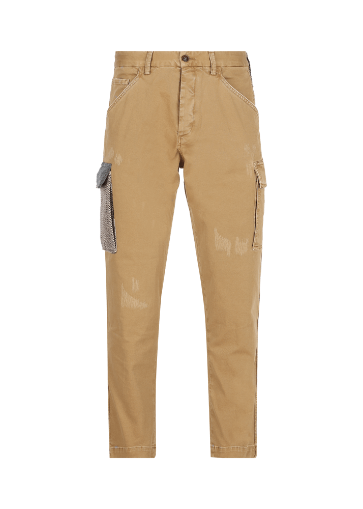 Luis Trenker Pantaloni cargo dal look usurato Luberno Italy