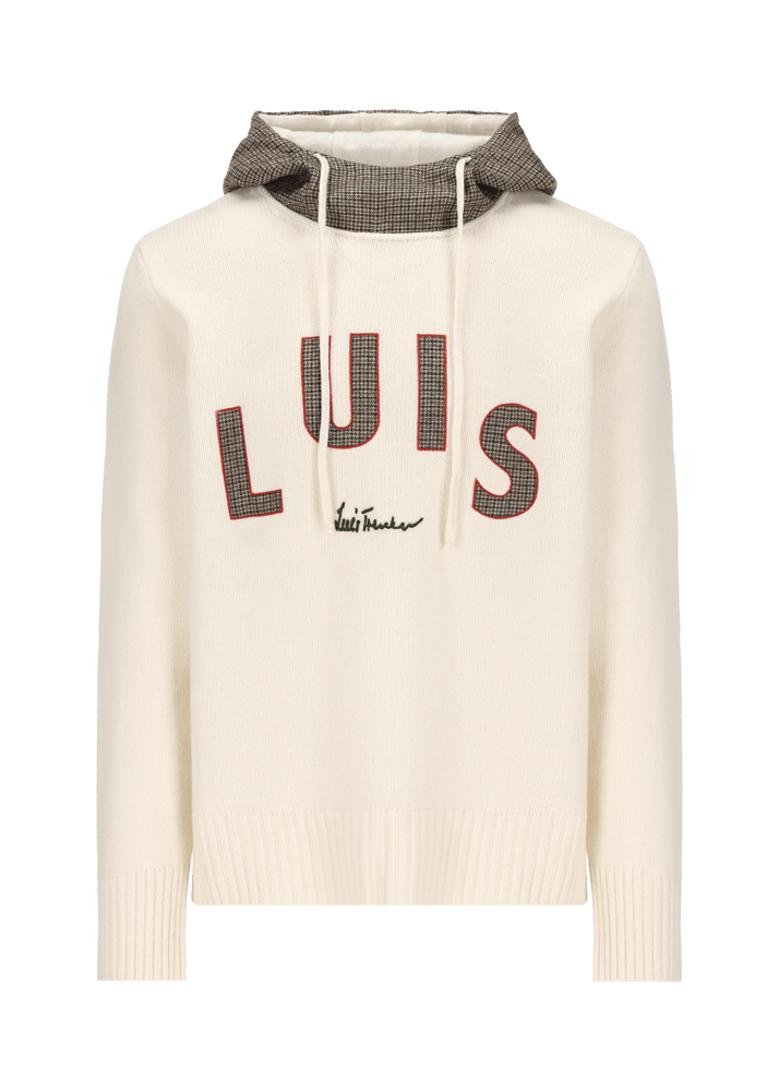 Luis Trenker Pullover lavorato a maglia con cappuccio Luwilfried In Linea
