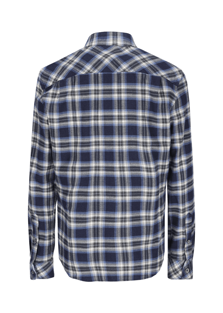 Luis Trenker Camicia a quadri con colletto alla coreana modello Lubernet Spedizione Gratuita
