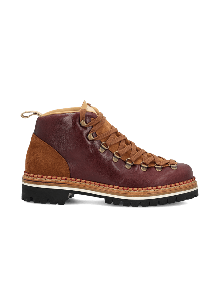 Luis Trenker Scarpa alta stringata in pelle modello Lupaolina In Saldo