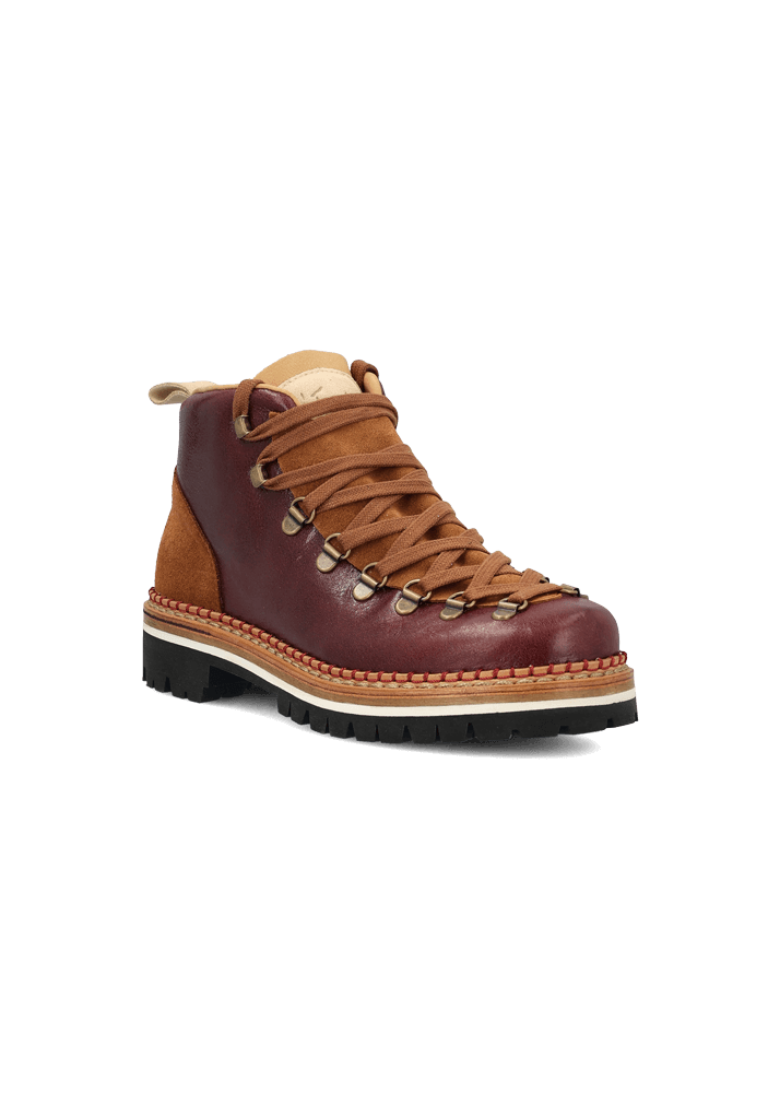 Luis Trenker Scarpa alta stringata in pelle modello Lupaolina In Saldo