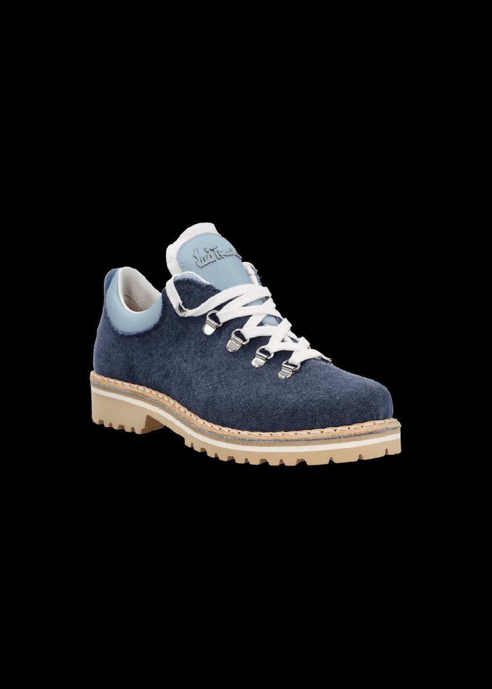 Luis Trenker Scarpa stringata in tela e pelle modello Lulea Pezzi Unici