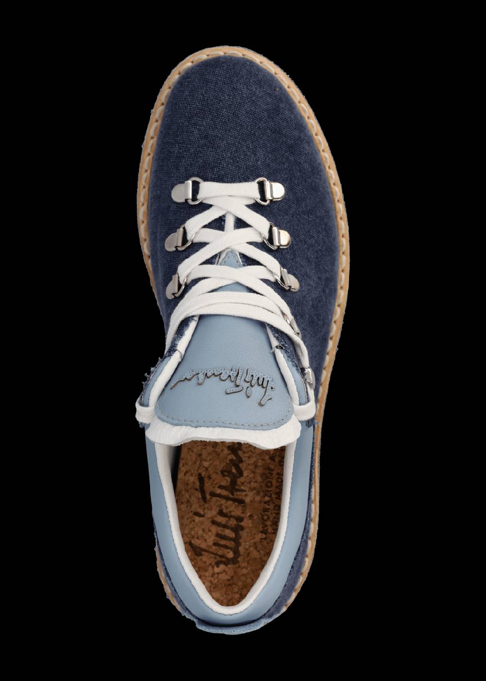 Luis Trenker Scarpa stringata in tela e pelle modello Lulea Pezzi Unici