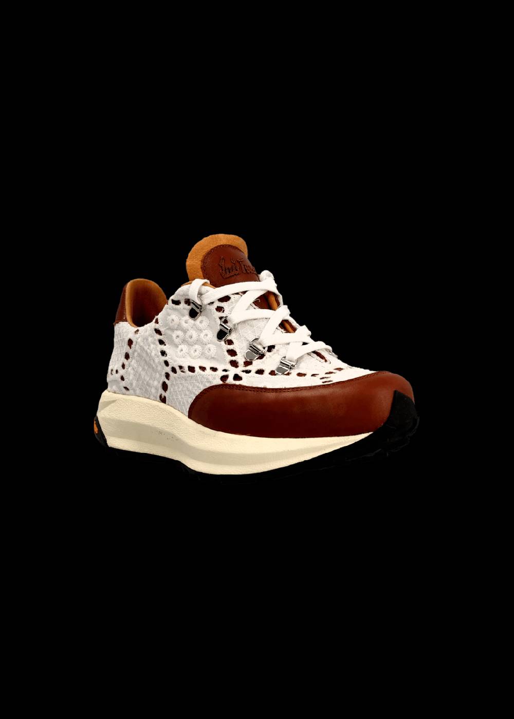 Luis Trenker Sneaker in pelle e pizzo modello Luleandra Acquista Ora