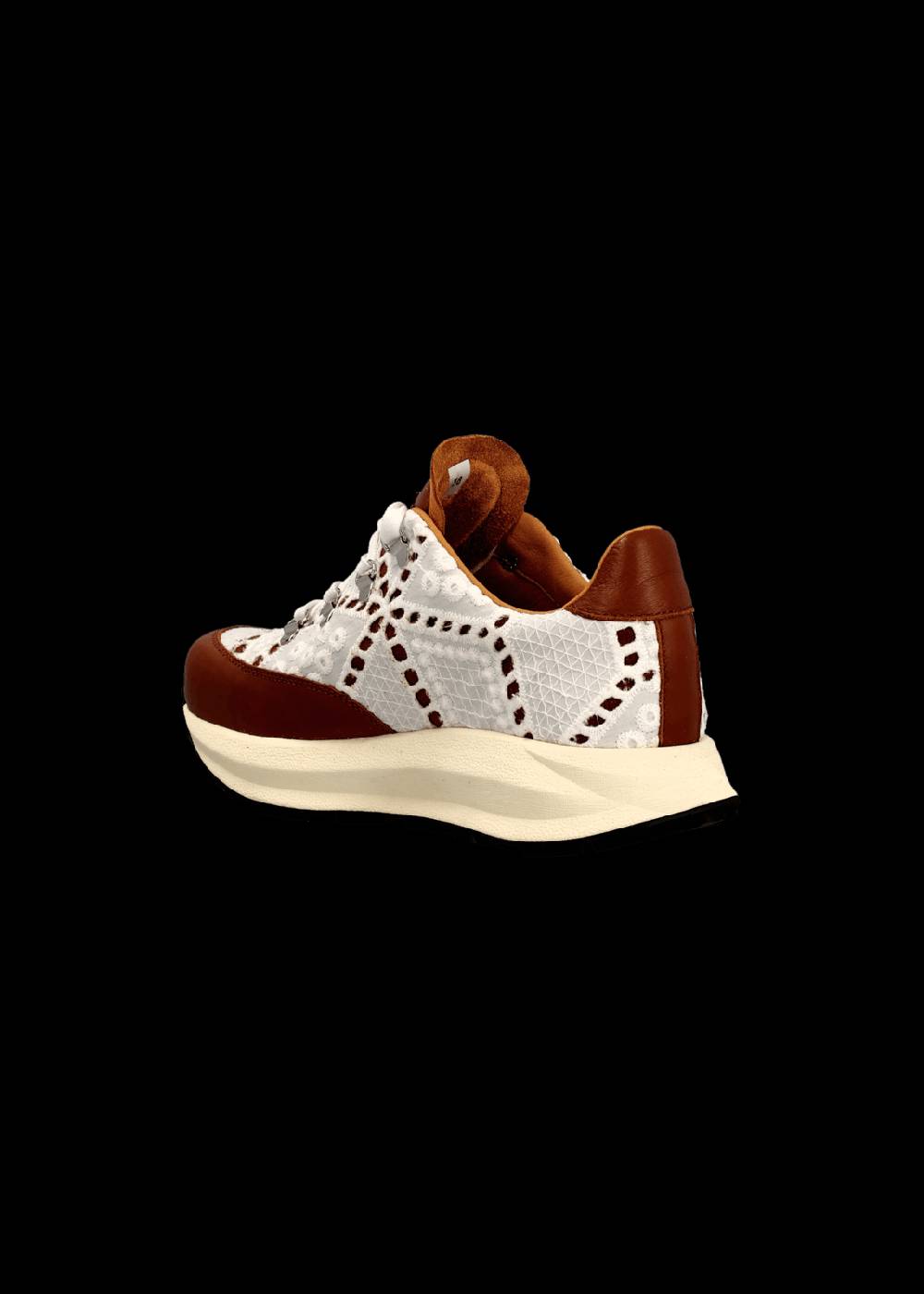 Luis Trenker Sneaker in pelle e pizzo modello Luleandra Acquista Ora