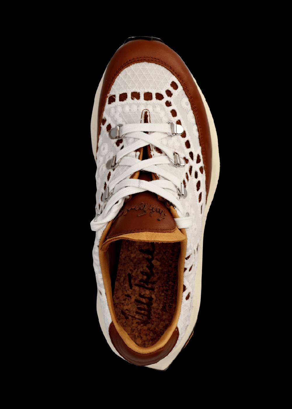 Luis Trenker Sneaker in pelle e pizzo modello Luleandra Acquista Ora
