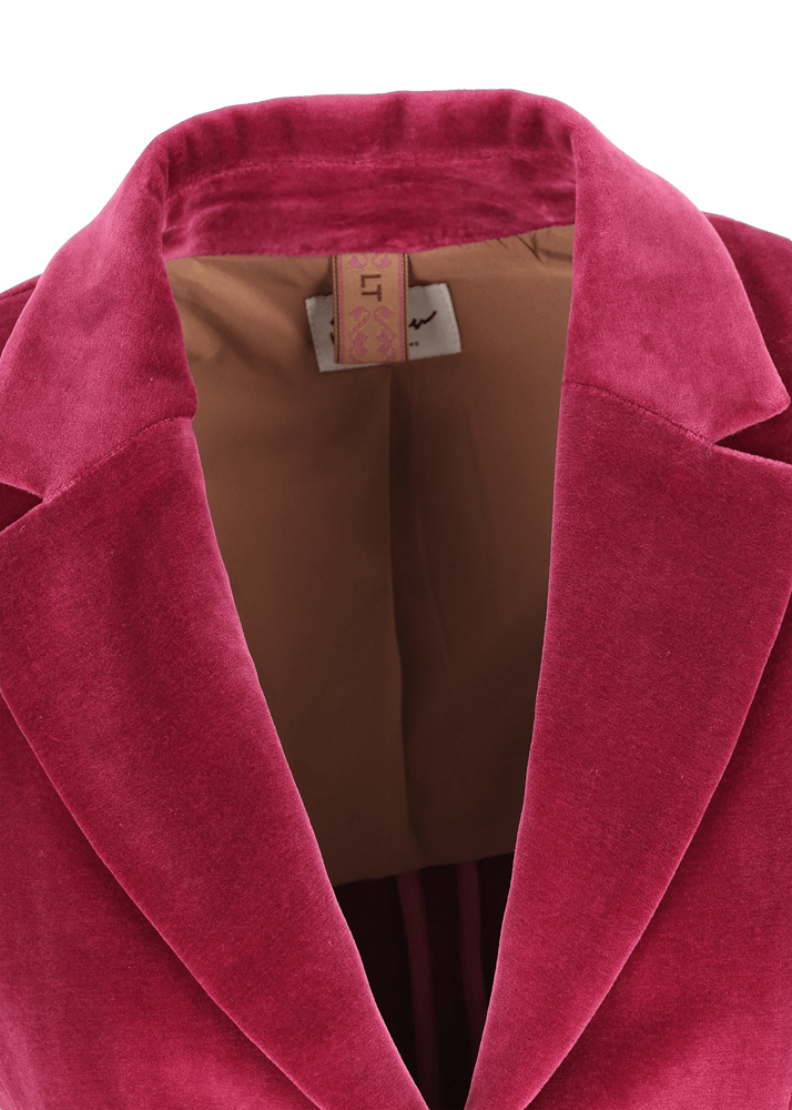 Luis Trenker Blazer in jersey di velluto Lurania Promozione Limitata