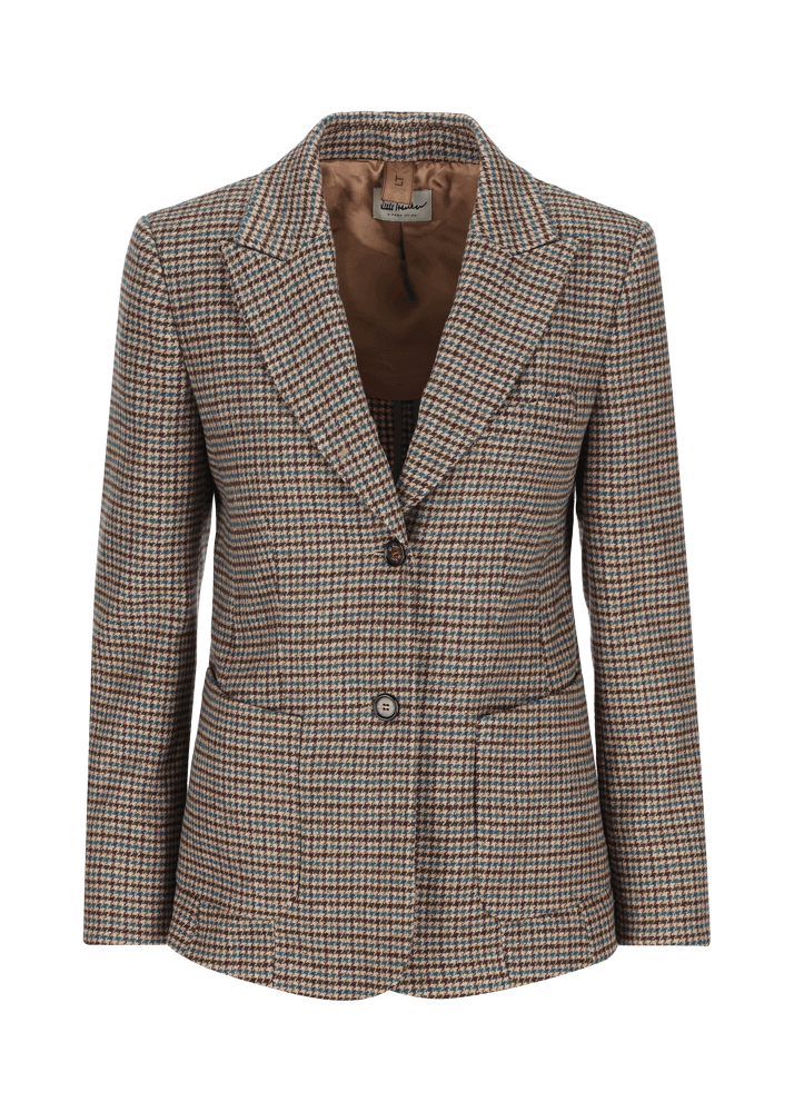 Luis Trenker Blazer con motivo pied-de-poule Lurania Affare Del Giorno