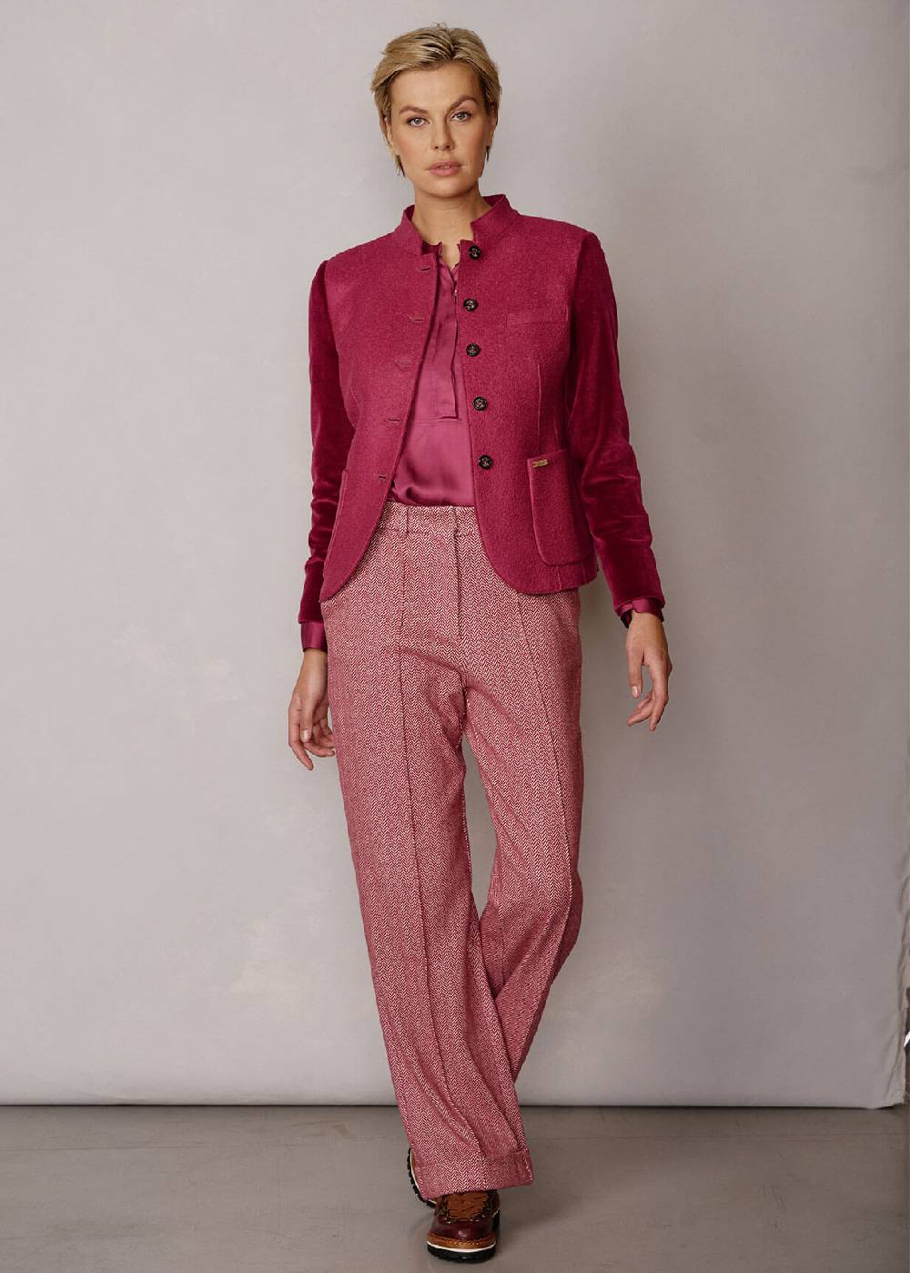 Luis Trenker Blazer realizzato in un mix di materiali Luranda Prezzo Ridotto