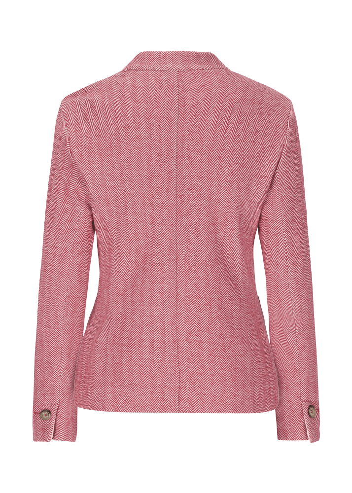 Luis Trenker Blazer con motivo a spina di pesce modello Luranda Sconto