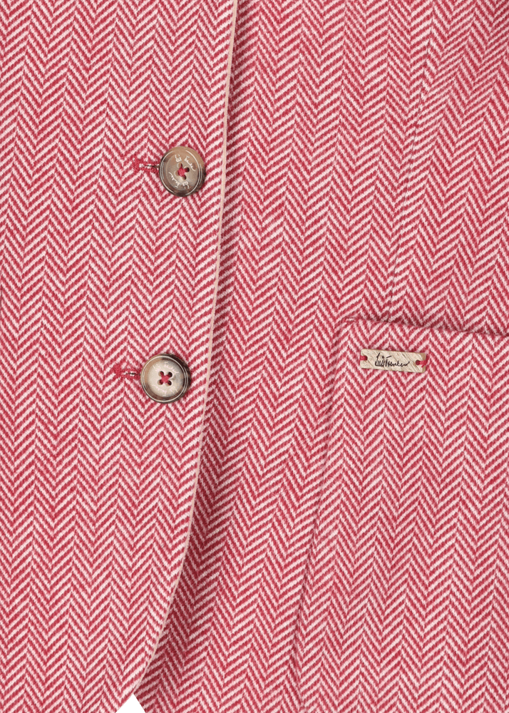 Luis Trenker Blazer con motivo a spina di pesce modello Luranda Sconto