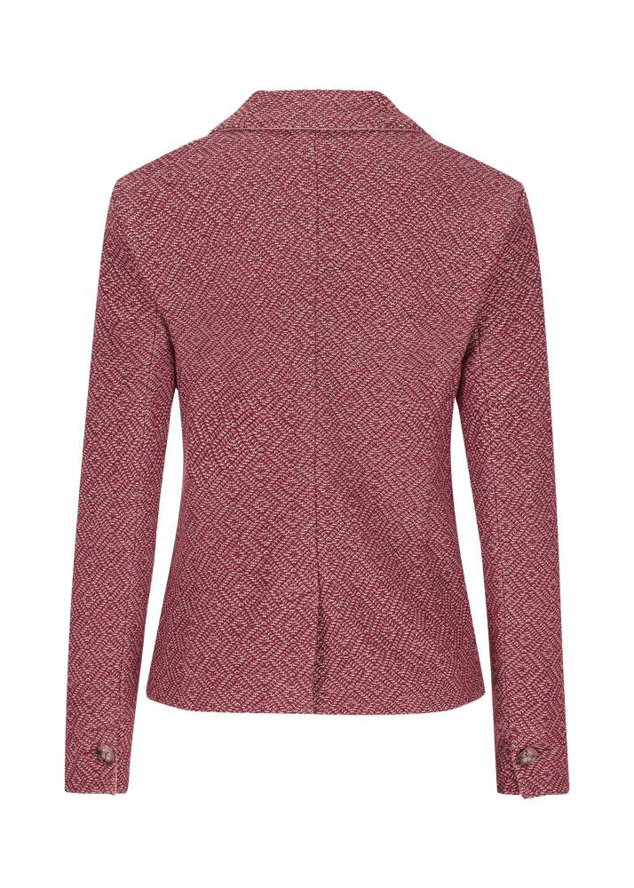 Luis Trenker Blazer in jersey con motivo Lurosella Saldi