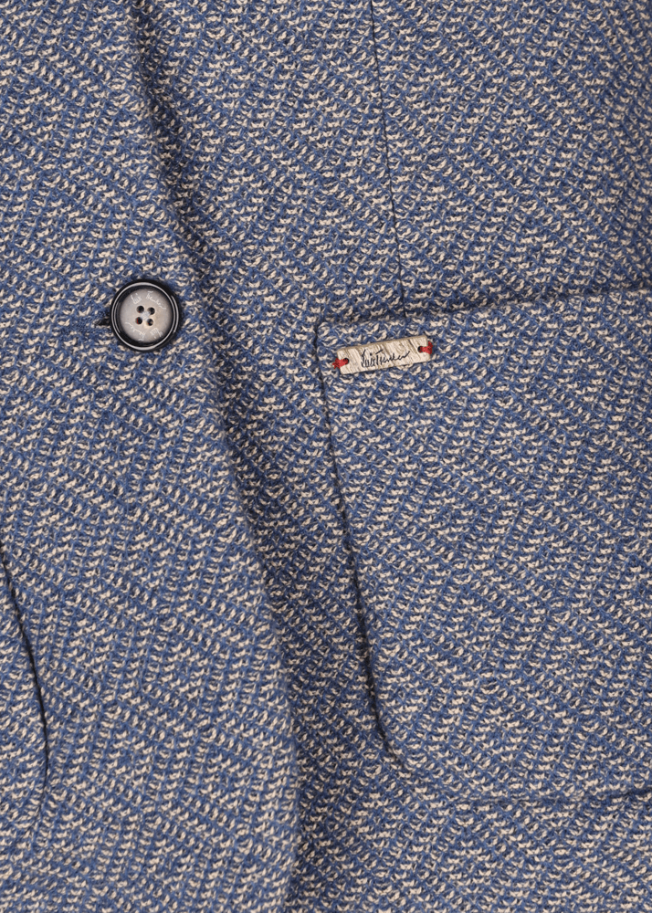 Luis Trenker Blazer in jersey con motivo Lurosella Offerte