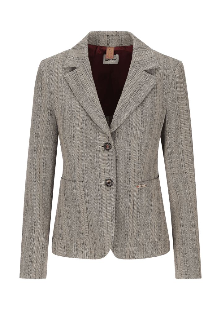 Luis Trenker Blazer con motivo a spina di pesce Lurosella Hotsell