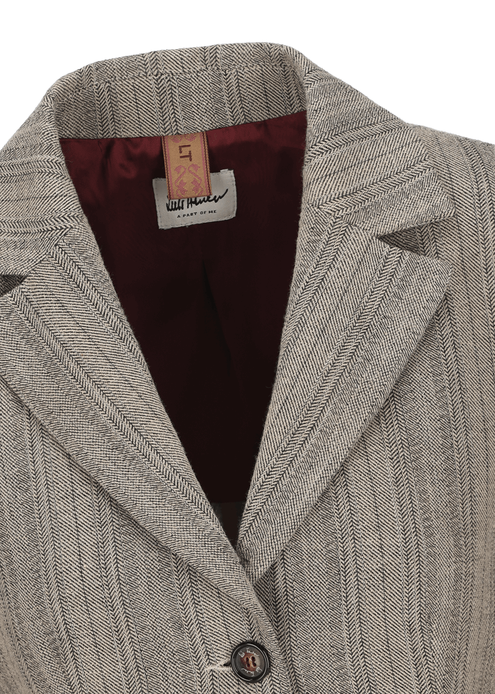 Luis Trenker Blazer con motivo a spina di pesce Lurosella Hotsell