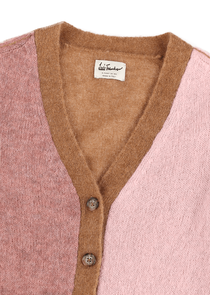 Luis Trenker Cardigan con effetto color block Luwadia Vendite Flash