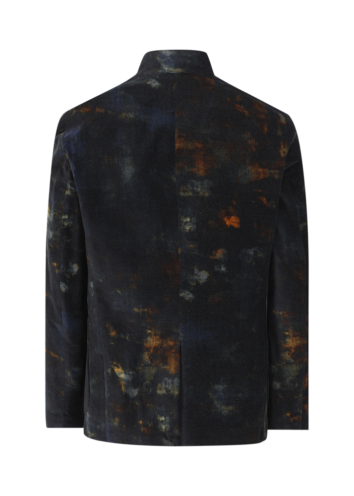 Luis Trenker Blazer in velluto con stampa Lusandro Italia