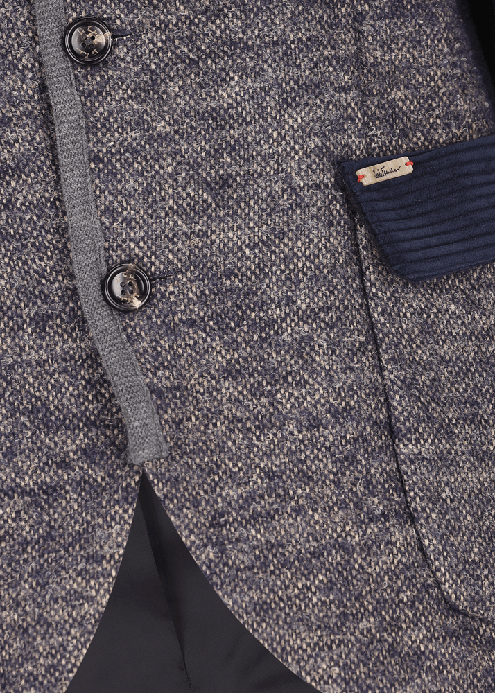 Luis Trenker Blazer lavorato a maglia in un mix di materiali Lusandro Qualità