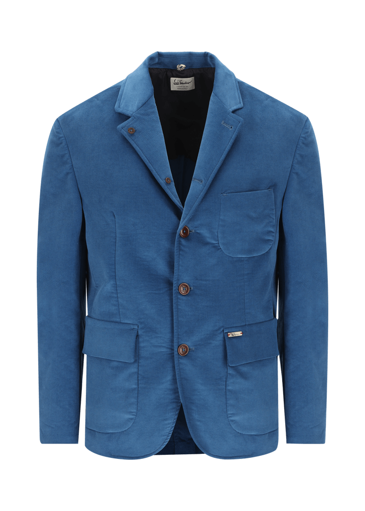 Luis Trenker Blazer in velluto con collo a revers Lurobert Soddisfazione Garantita
