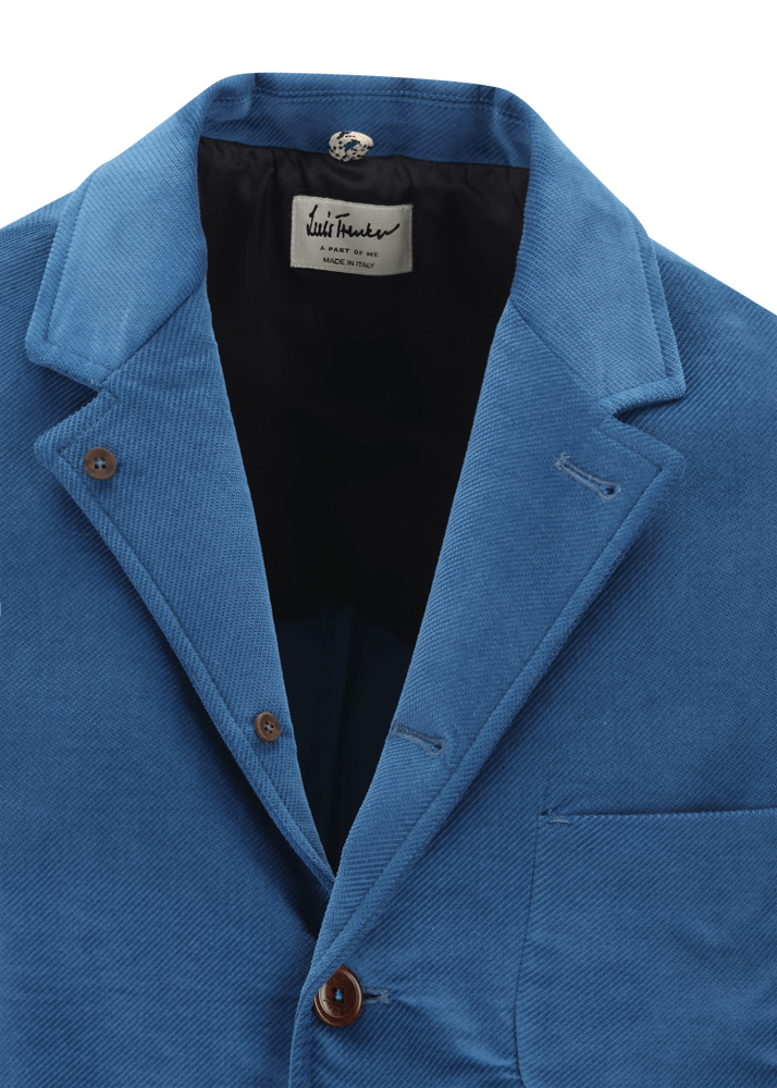 Luis Trenker Blazer in velluto con collo a revers Lurobert Soddisfazione Garantita