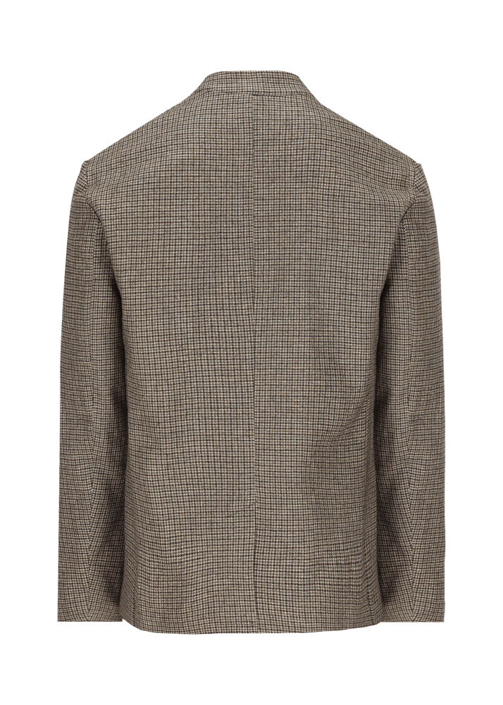 Luis Trenker Blazer con motivo pied-de-poule Lupatrick Consegna Veloce