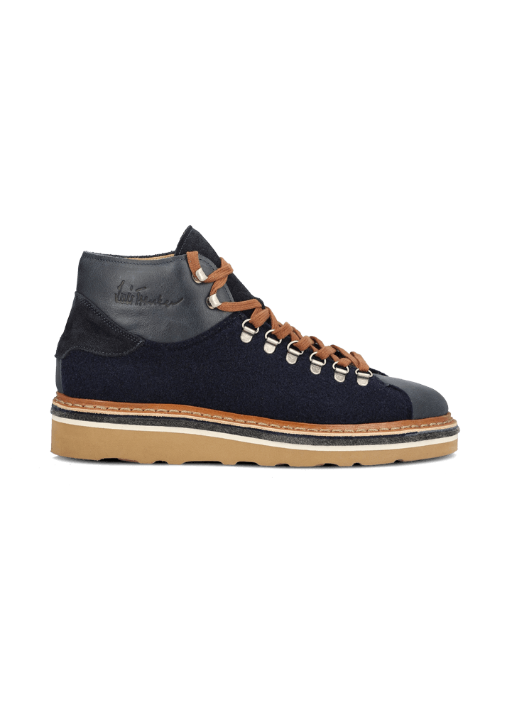 Luis Trenker Sneaker in pelle e feltro Lugionata Negozio