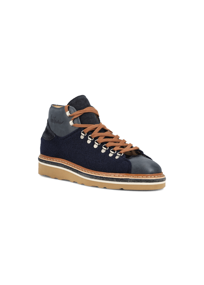 Luis Trenker Sneaker in pelle e feltro Lugionata Negozio