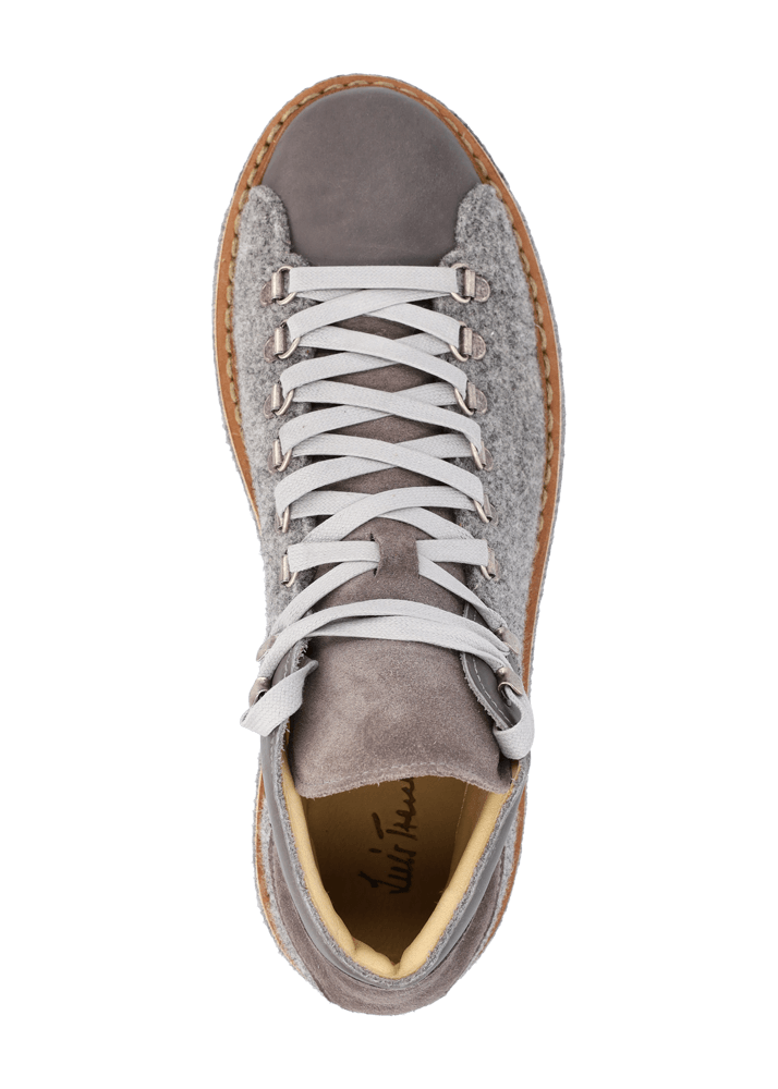 Luis Trenker Sneaker in pelle e feltro Lugionata In Saldo