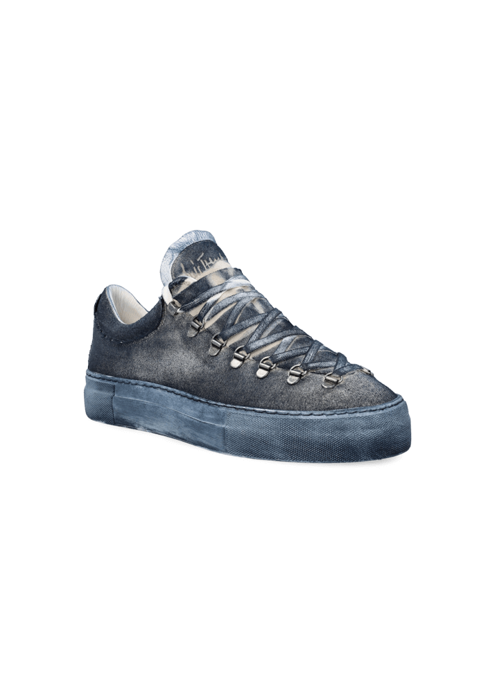 Luis Trenker Sneaker in tela e pelle modello Luleon Nuovo