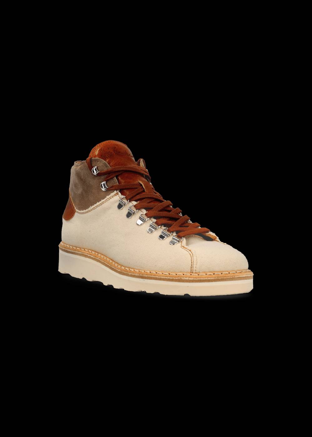 Luis Trenker Sneaker alta in tela e pelle modello Lugionata Vendita