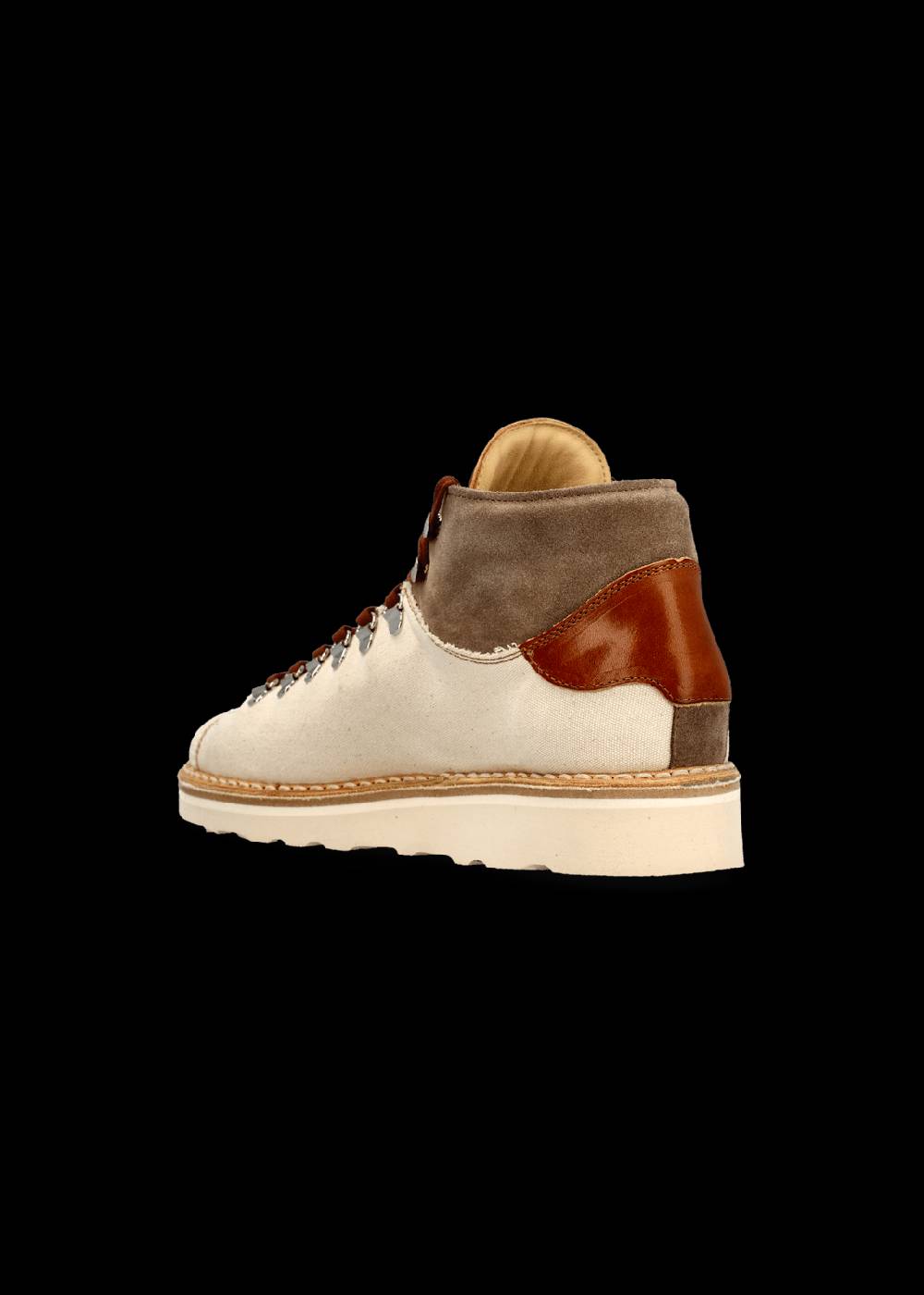 Luis Trenker Sneaker alta in tela e pelle modello Lugionata Vendita