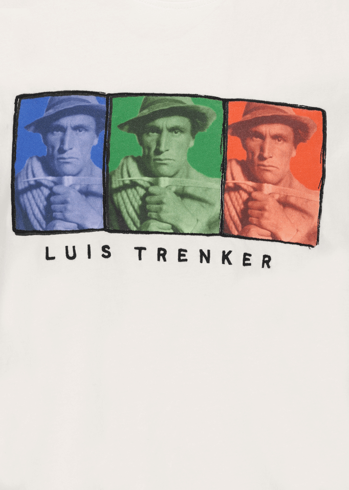Luis Trenker T-shirt con stampa dai colori vivaci Luedvard Soddisfazione Garantita