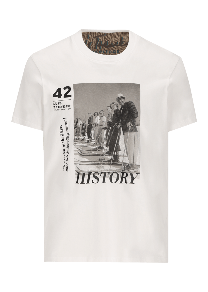 Luis Trenker T-shirt con motivo Heritage modello Luluis Acquista Ora