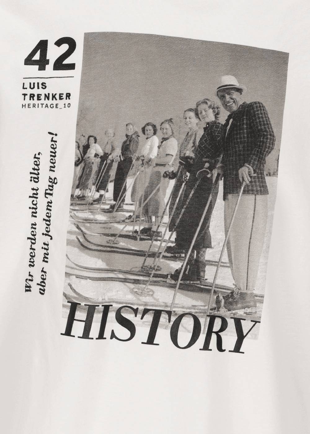Luis Trenker T-shirt con motivo Heritage modello Luluis Acquista Ora