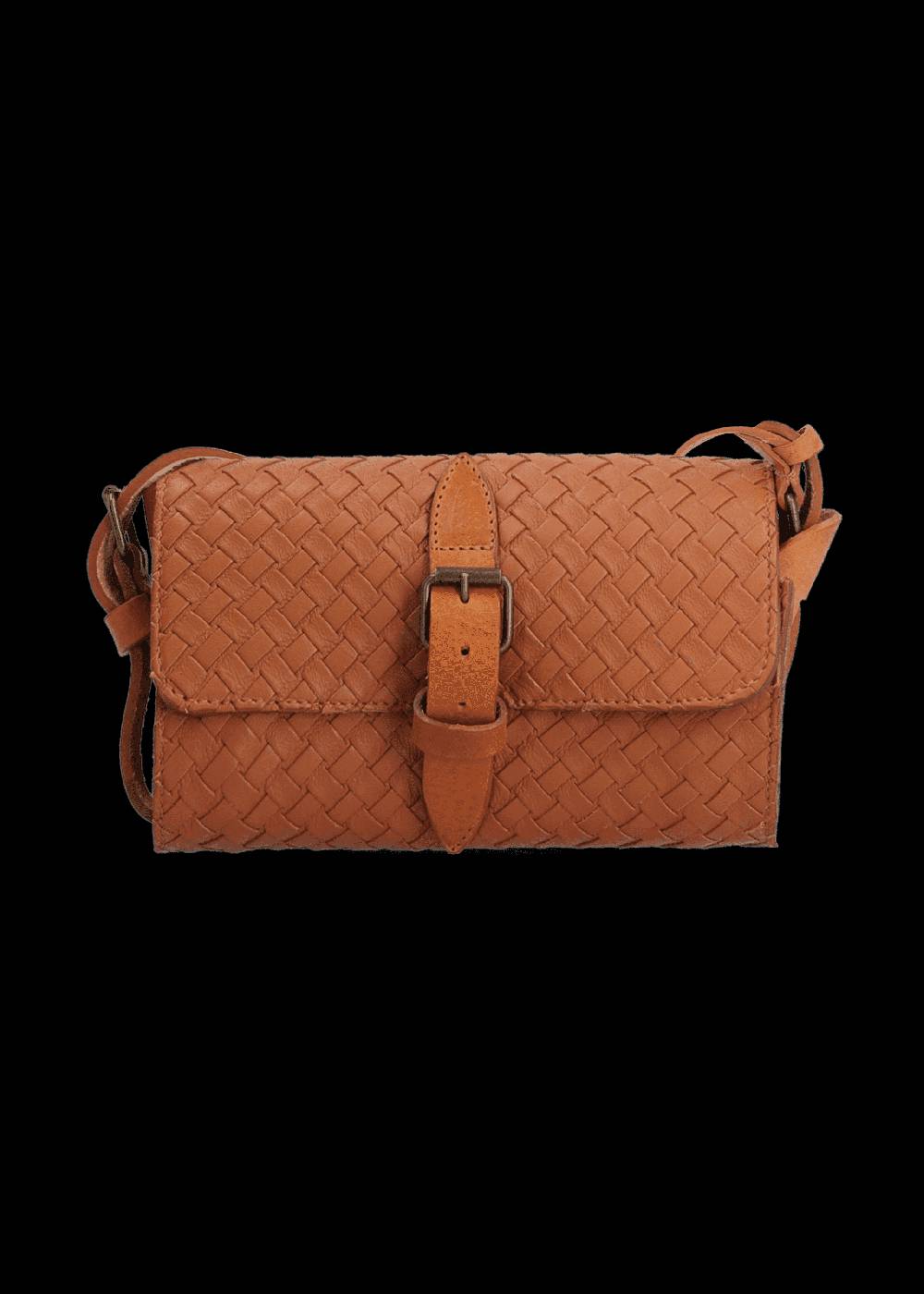Luis Trenker Marsupio in pelle intrecciata modello Lurenee Nuovo