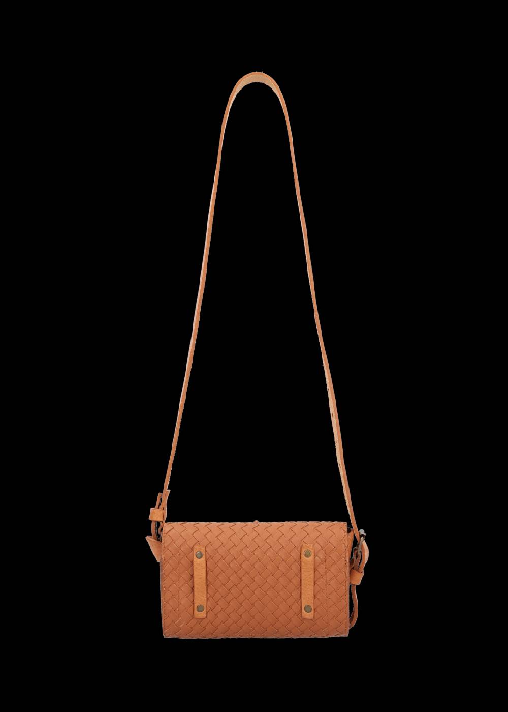 Luis Trenker Marsupio in pelle intrecciata modello Lurenee Nuovo