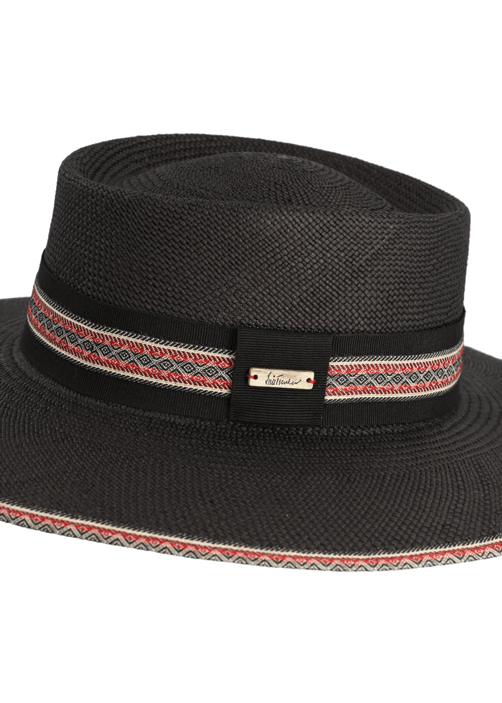 Luis Trenker Cappello a tesa larga in paglia modello Lumea Discount Store per i nuovi prodotti