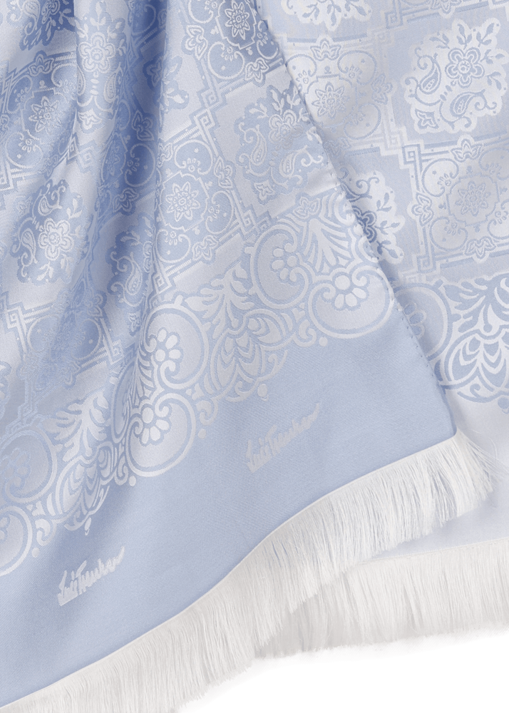 Luis Trenker Sciarpa in seta jacquard modello Lufranzi Super sconto