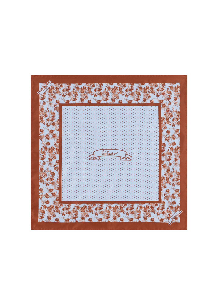 Luis Trenker Foulard in seta con stampa modello Lufinley Officina