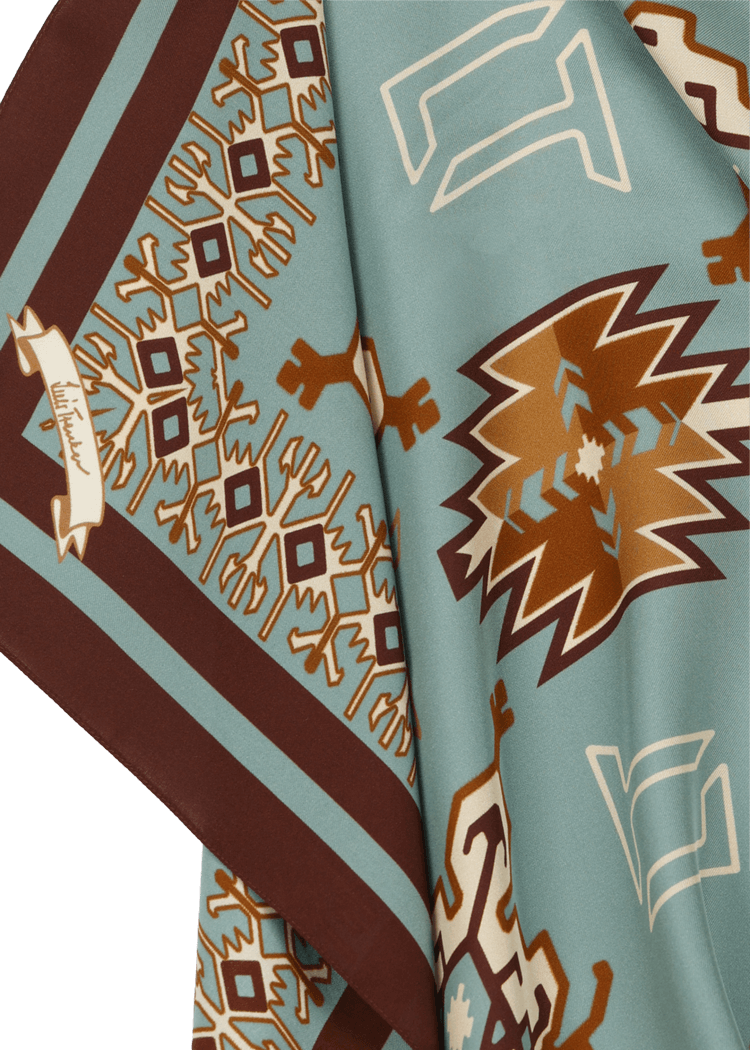 Luis Trenker Foulard di seta modello Lufrancara 50% di sconto per tempo limitato