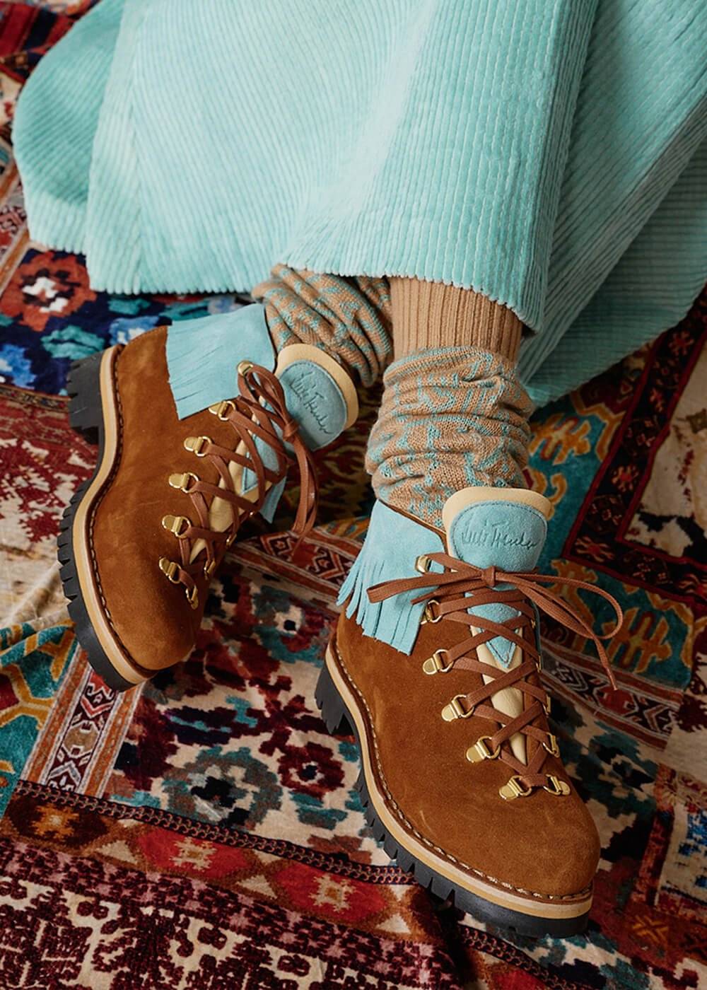 Luis Trenker Scarpa stringata in in pelle scamosciata modello Lupaolina Offerta natalizia