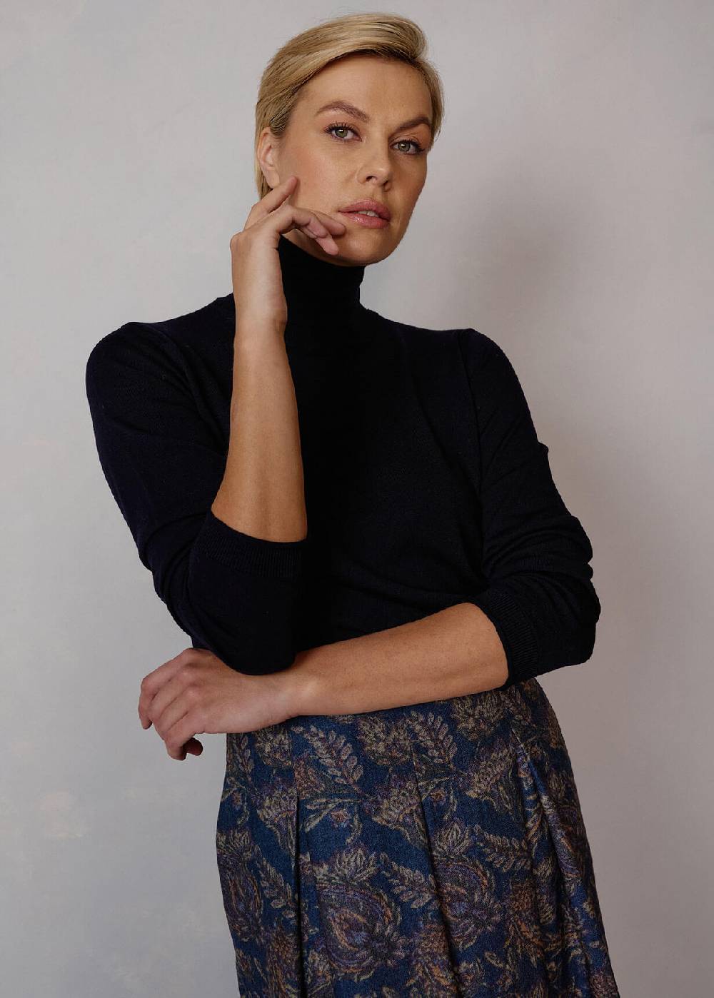 Luis Trenker Dolcevita in lana merino modello Luwilma Super Saving Price