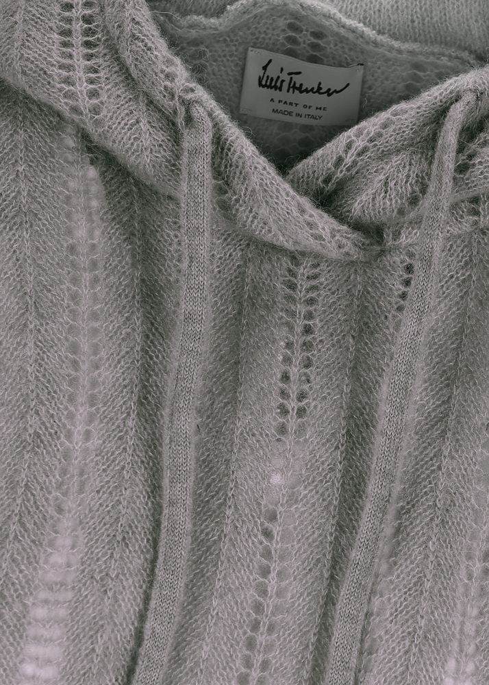 Luis Trenker Pullover lavorato a maglia con cappuccio Luwaltraud Ritorno libero