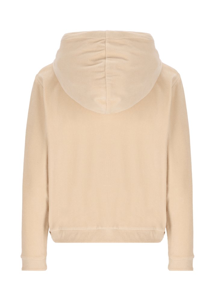Luis Trenker Pullover con cappuccio realizzato in jersey di velluto a coste Luannette Italia