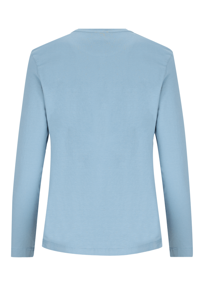 Luis Trenker Maglia a maniche lunghe con scritta "Bergfreundin" Consegna Veloce
