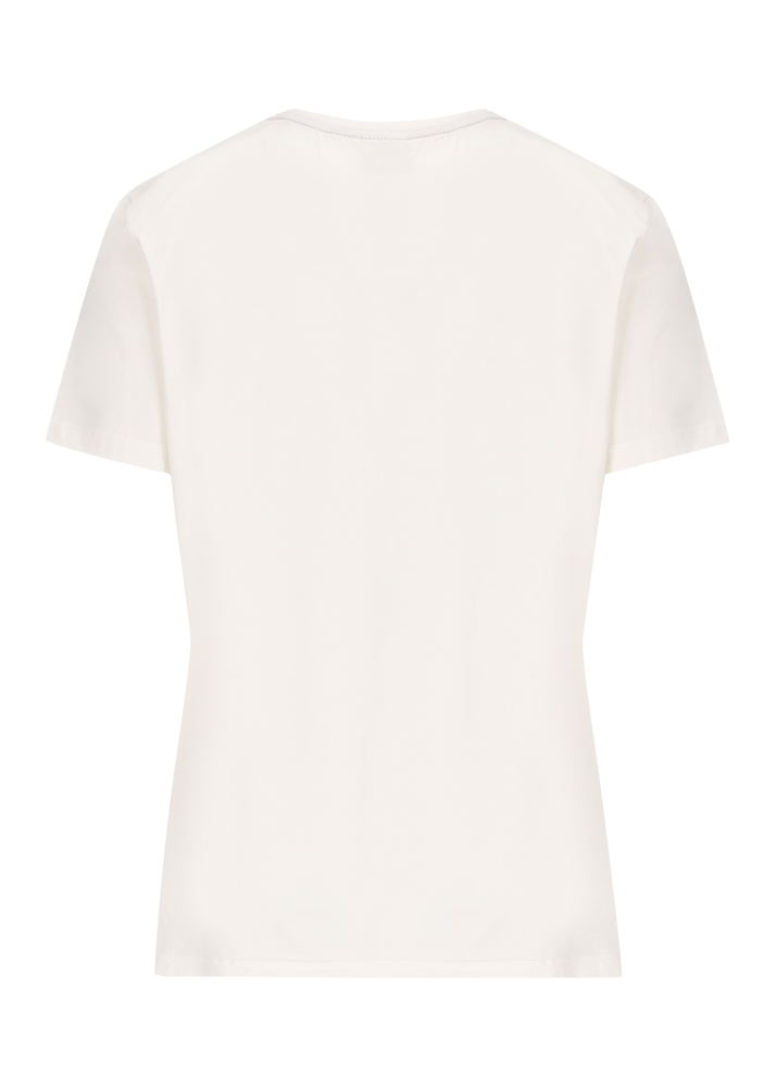 Luis Trenker T-shirt con scritta "Lebensfreude" Promozione Limitata