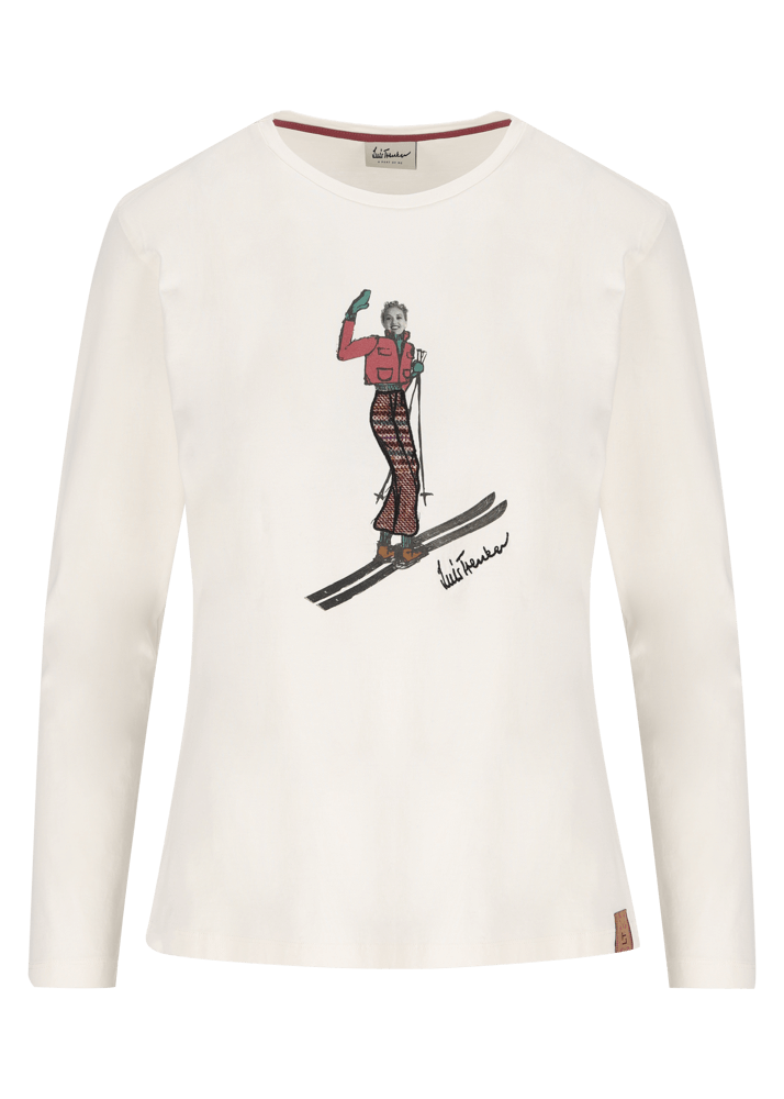 Luis Trenker Maglia a maniche lunghe con grafica Ludina Shopping Online