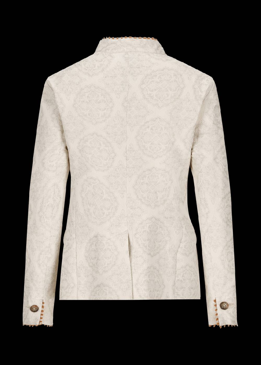 Luis Trenker Blazer in tessuto jacquard con motivo floreale modello Luranda Saldi