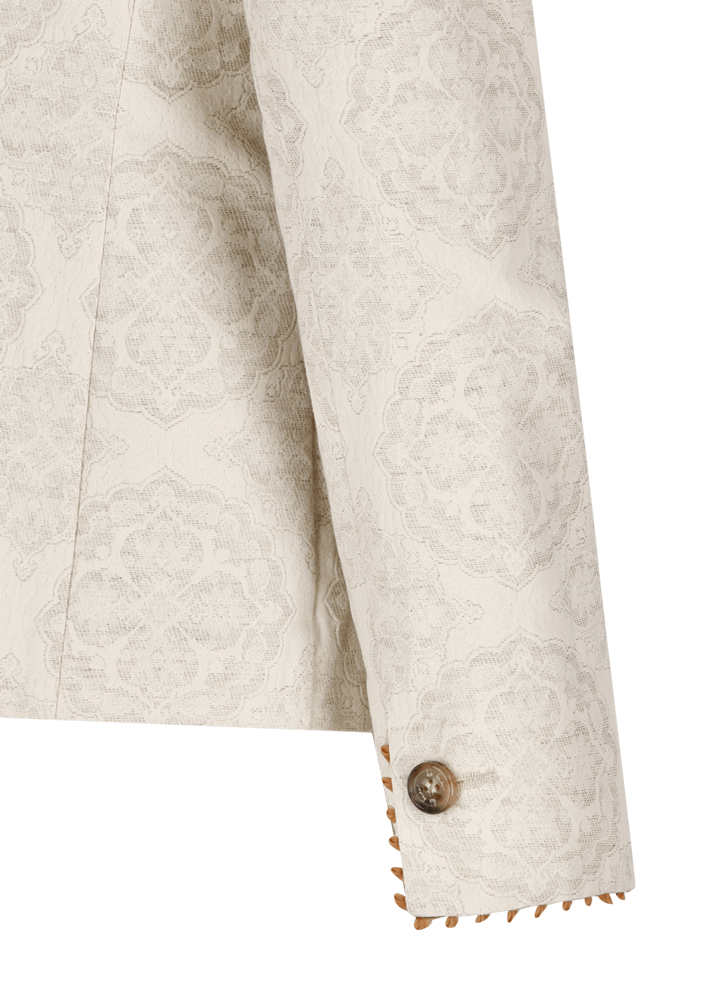 Luis Trenker Blazer in tessuto jacquard con motivo floreale modello Luranda Saldi